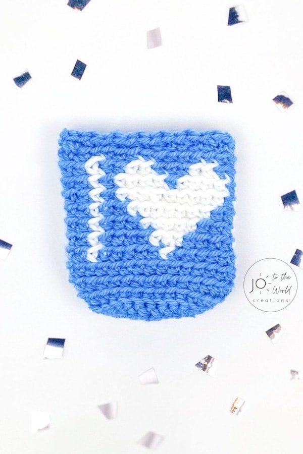 I Love Dad Can Cozy Crochet Pattern