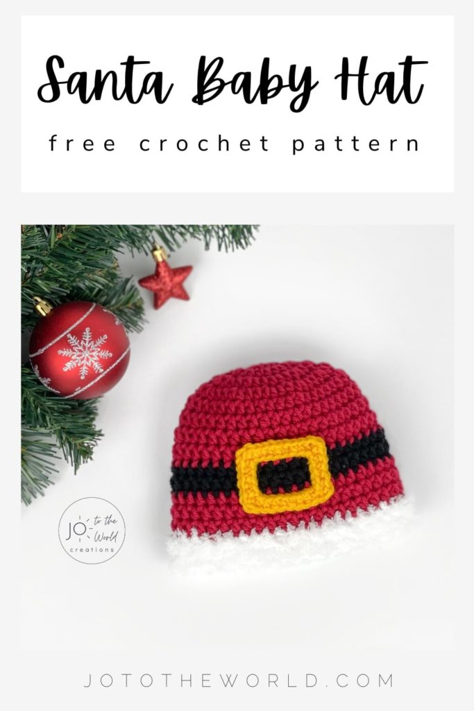 Santa Baby Hat Crochet Pattern