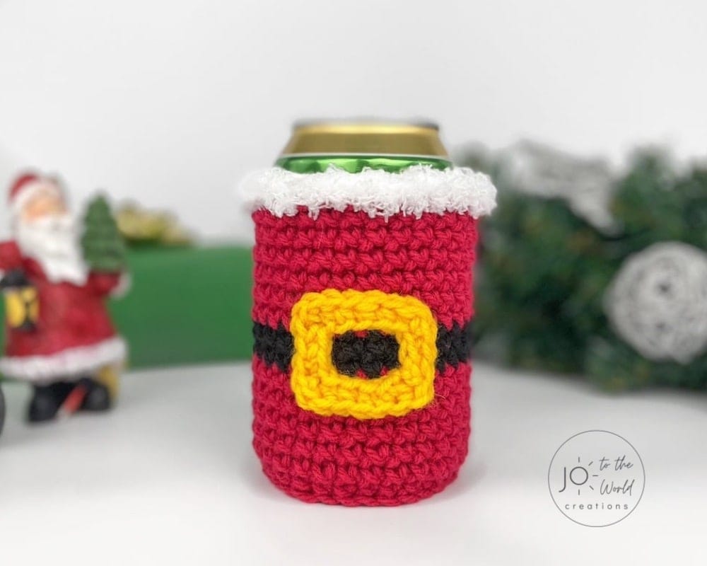 Santa Can Cozy Crochet Pattern