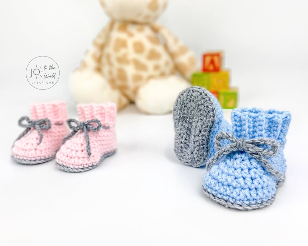 Crochet Baby Booties Pattern