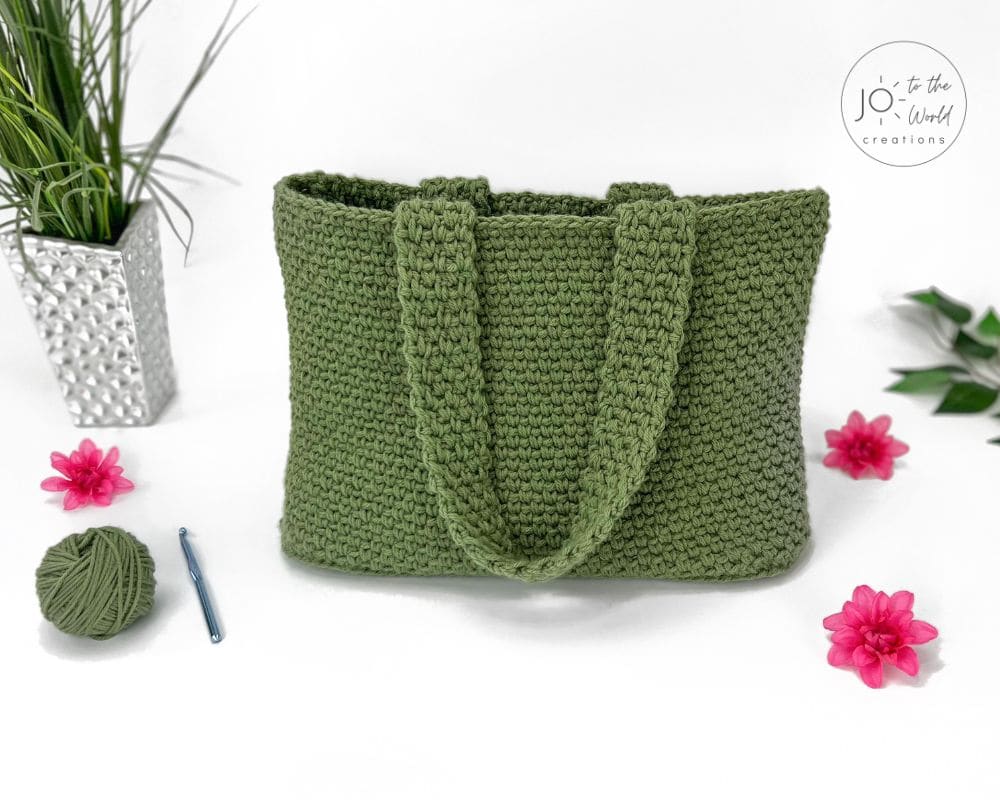 Crochet tote bag