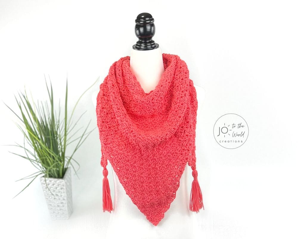 Triangle Crochet Shawl Pattern