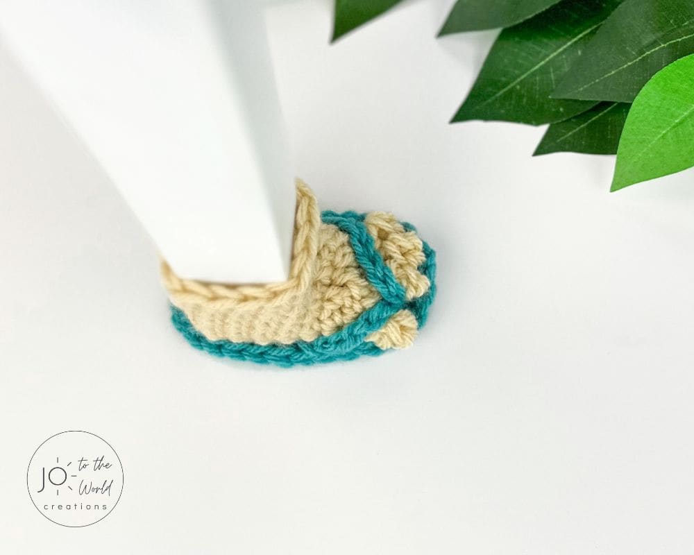 Flip Flop Crochet Chair Socks Pattern