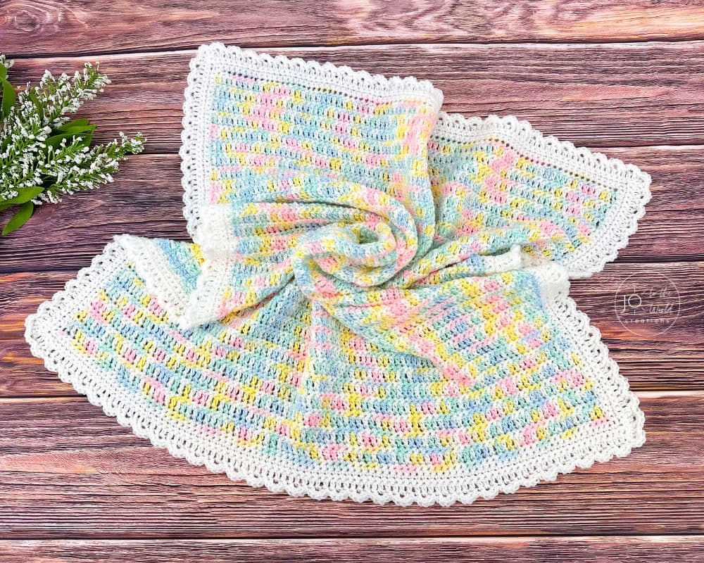 How to crochet a baby blanket