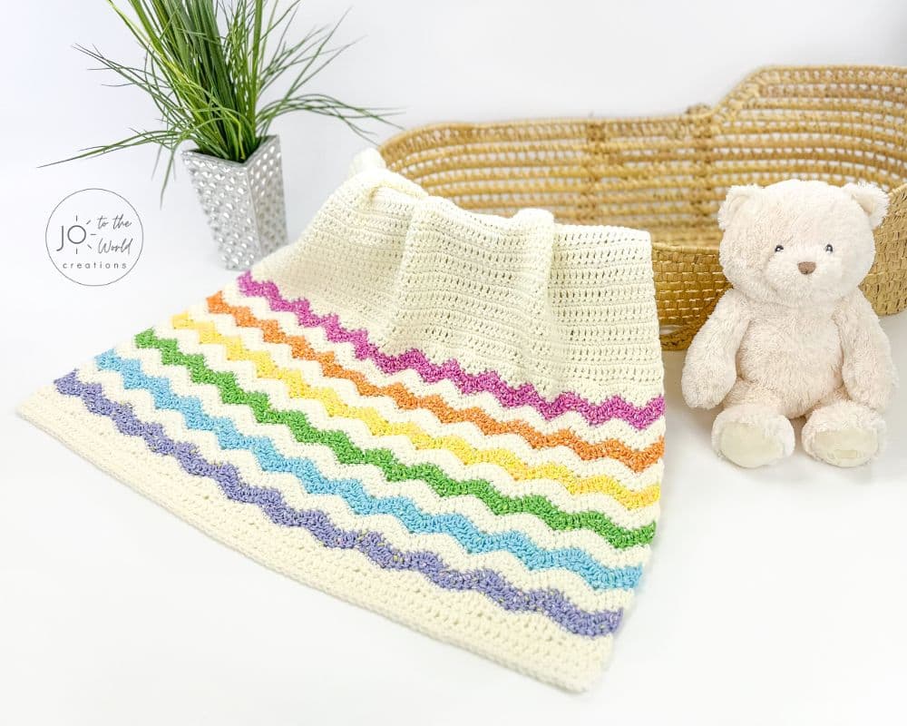 Rainbow Crochet Blanket