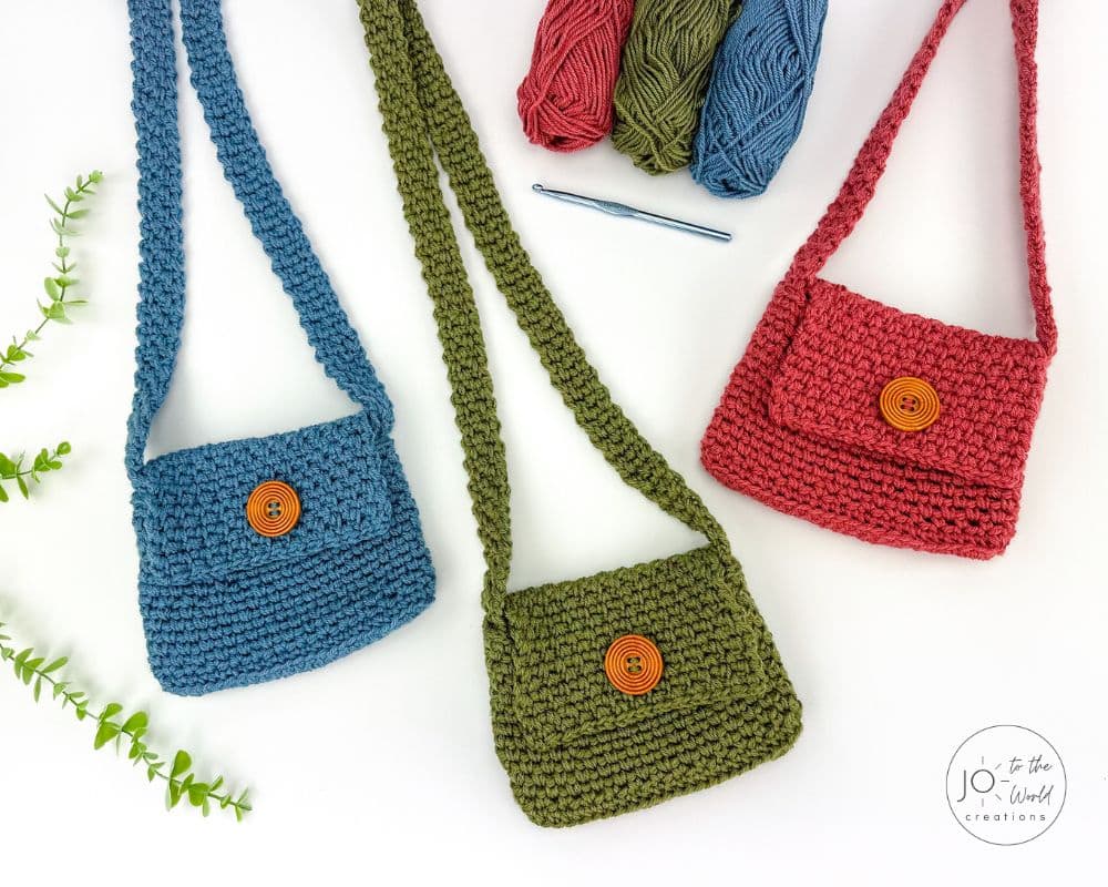 How to a Crochet a Purse (Moss Stitch Purse Pattern)
