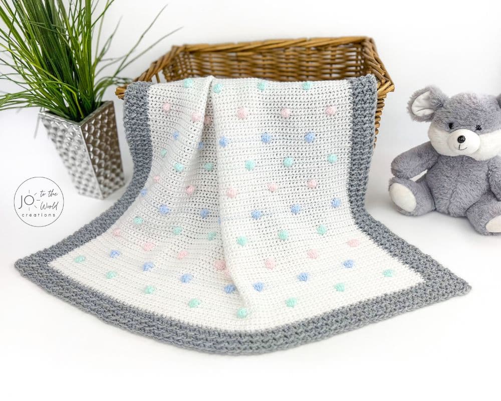 Bobble Baby Blanket Crochet Pattern