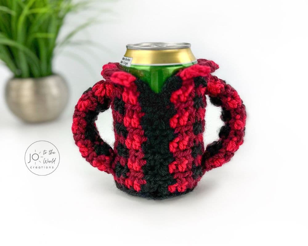 Lumberjack Can Cozy Crochet Pattern