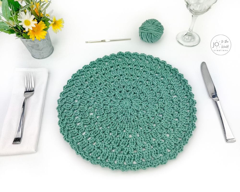 Round Placemat Crochet Pattern