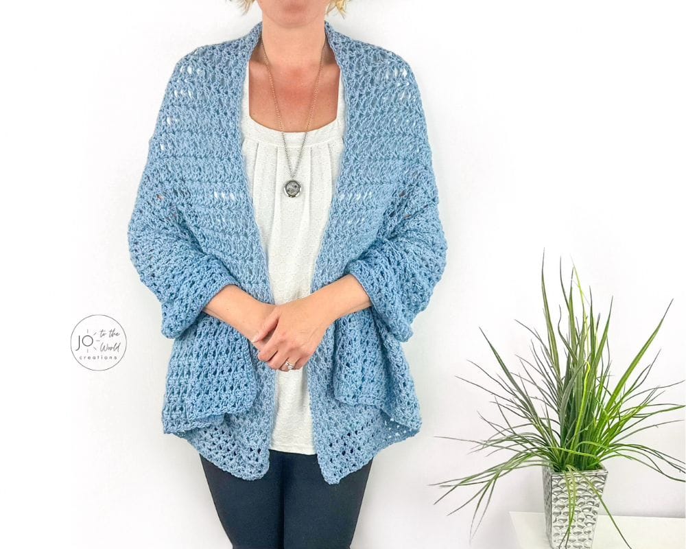 Easy Lace Shawl Crochet Pattern