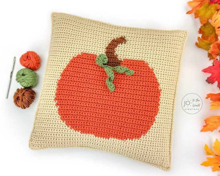 Pumpkin Pillow Crochet Pattern
